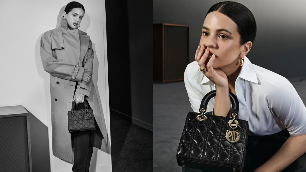 Rosalía in the Lady Dior campaign.