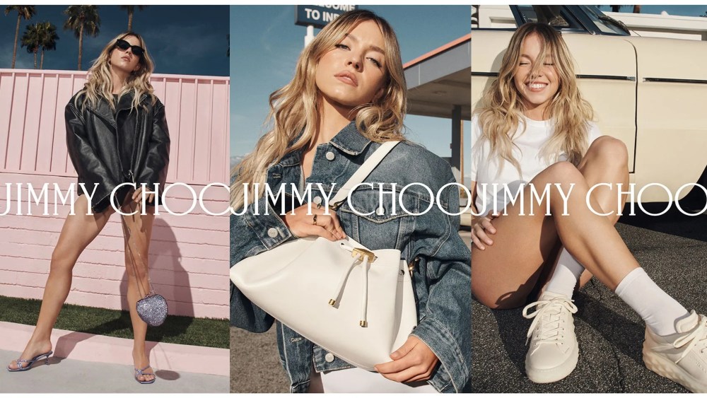 sydney sweeney, jimmy choo
