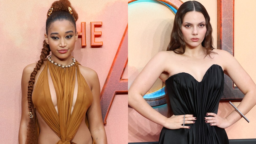 Amandlan Stenberg, Dafne Keen, the acolyte red carpet premiere