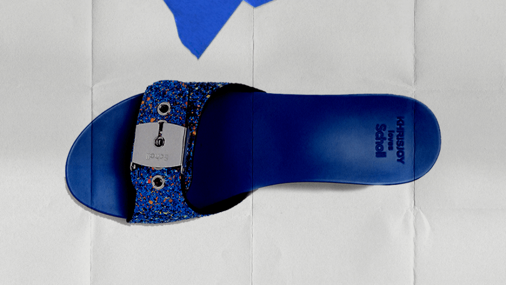 The Pescura Ibiza style from the Khrisjoy Loves Scholl capsule collection.