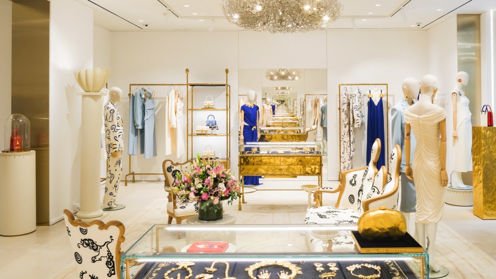 Schiaparelli's temporary boutique at the Hôtel de Paris Monte-Carlo