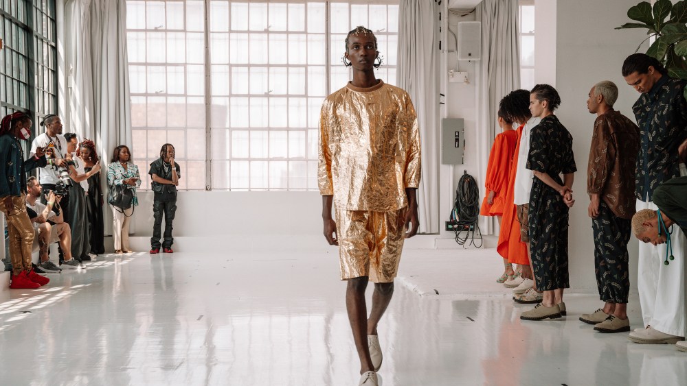 A. Potts is one of the brands that has shown at New York Men's Day.
