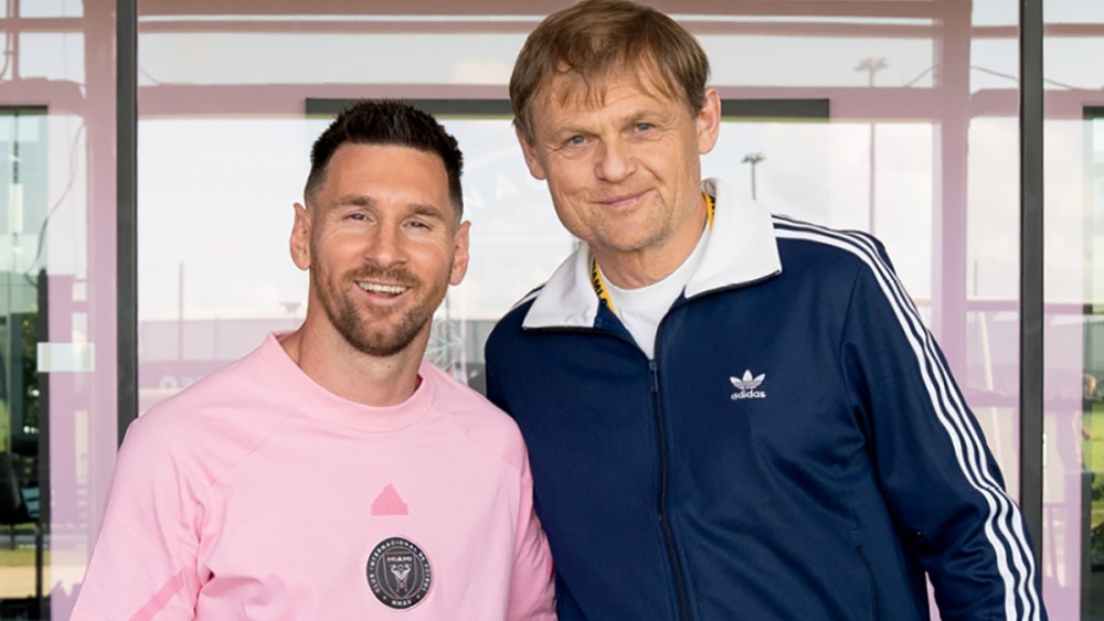 Lionel Messi, Messi, Adidas, CEO, Bjorn Gulden, FN, cover, Footwear News, interview, executive, soccer, football