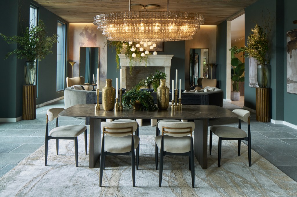 Arhaus dining room display