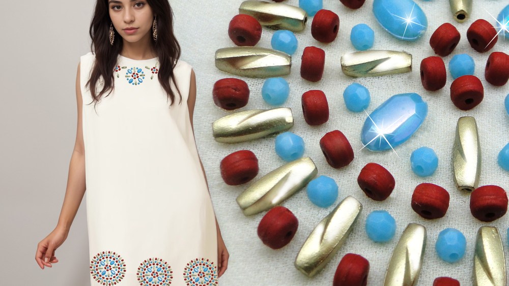 Faraj Beading offers a variety of embelishment options.