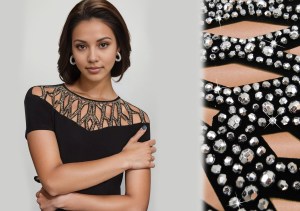 Laser cutting and precision placement of multi-sized beads is our specialty.