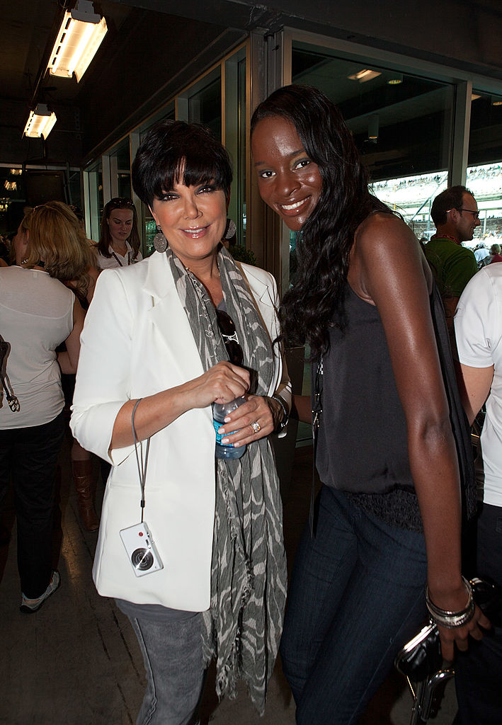INDIANAPOLIS - MAY 30:  Kristen "Kris" Kardashian-Jenner and 'America's Next Top Model' winner Krista White attend the 94th running of the Indianapolis 500 at the Indianapolis Motor Speedway on May 30, 2010 in Indianapolis, Indiana.  (Photo by Joey Foley/Getty Images)