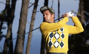 Jesper Parnevik during 2002 AT&T Pebble Beach National Pro-Am, Round 2 at Poppy Hills in Carmel, California, United States.