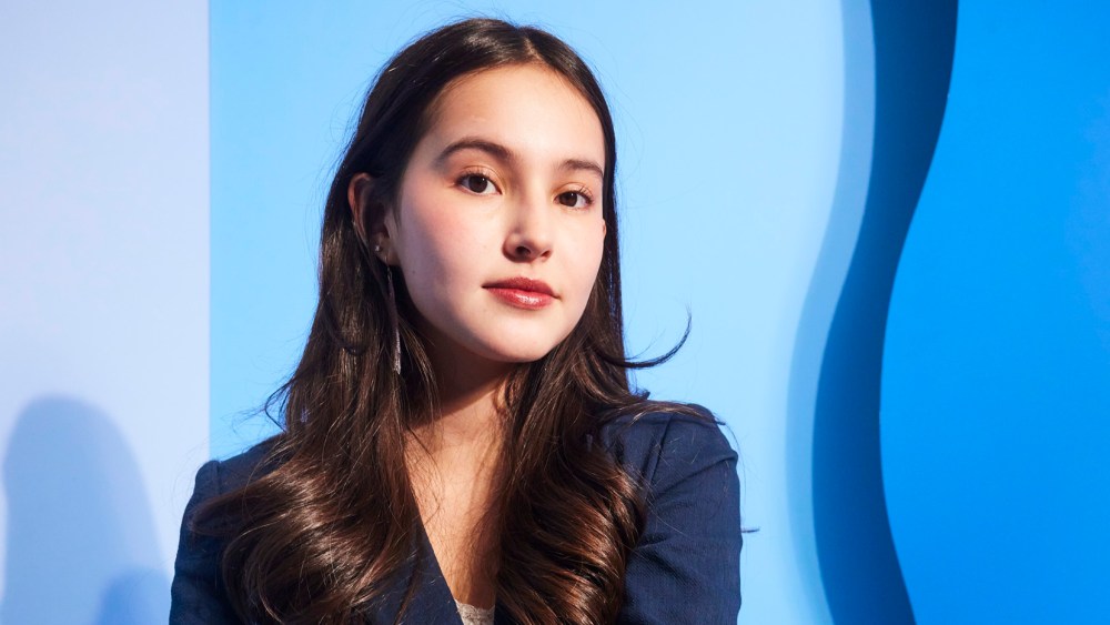 PARK CITY, UTAH - JANUARY 20: Isabel Deroy-Olson visits The IMDb Portrait Studio at Acura Festival Village on Location at Sundance 2023 on January 20, 2023 in Park City, Utah. (Photo by Corey Nickols/Getty Images for IMDb)