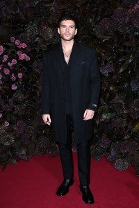 LONDON, ENGLAND - NOVEMBER 23: Luke Newton attends British Vogue's 2023 "Forces For Change" Party at The MAINE Mayfair on November 23, 2023 in London, England. (Photo by Kate Green/Getty Images)