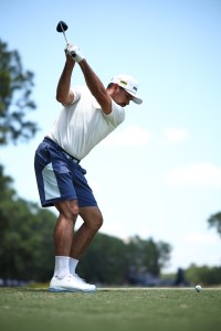 After raising eyebrows with his wild Malbon outfits at the Masters, Jason Day toned it down a bit at the US Open.