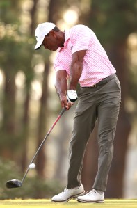 Tiger Woods continues to be conservative in his new Sun Day Red collection.
