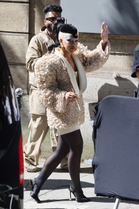 PARIS, FRANCE - JUNE 24: Doja Cat attends the Schiaparelli Haute Couture Fall/Winter 2024-2025 show as part of Paris Fashion Week on June 24, 2024 in Paris, France. (Photo by Neil Mockford/GC Images)