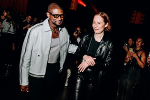 Usher and Nadège Vanhee-Cybulski