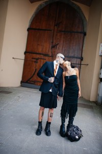 Street style at Pitti Uomo 106 in Milan