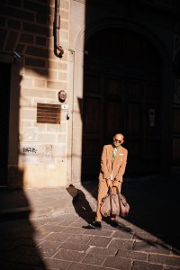 Street style at Pitti Uomo 106 in Milan