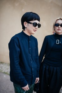 Street style at Pitti Uomo 106 in Milan