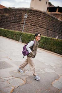 Street style at Pitti Uomo 106 in Milan