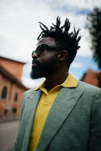 Street style at Pitti Uomo 106 in Milan