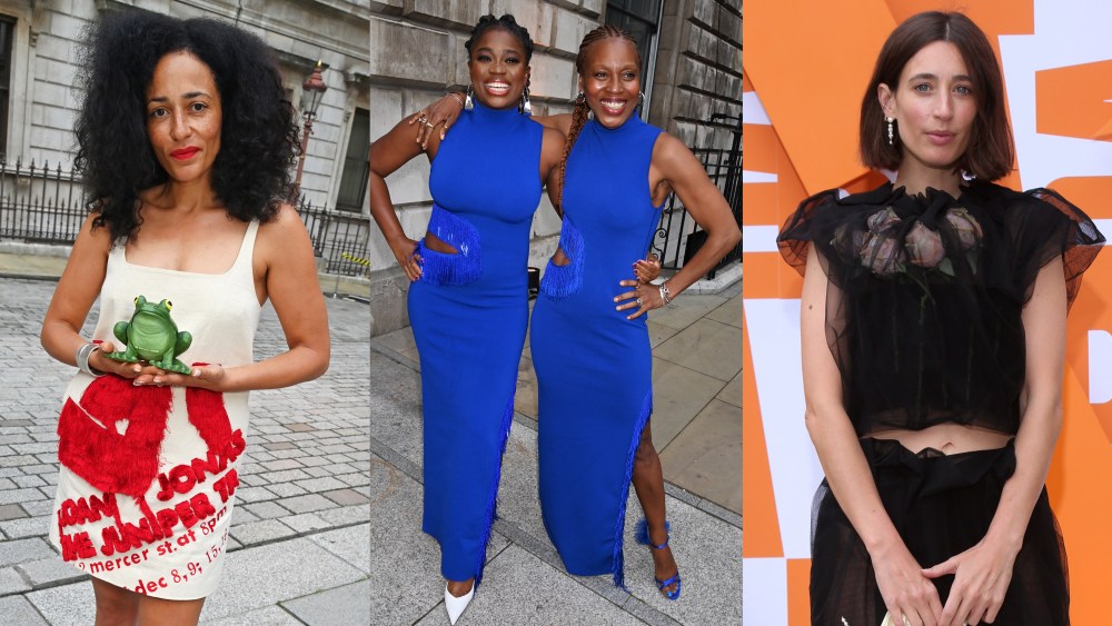 Zadie Smith, Clara Amfo and Susan Bender Whitfield, and Laura Jackson at the Royal Academy of Arts Summer Party