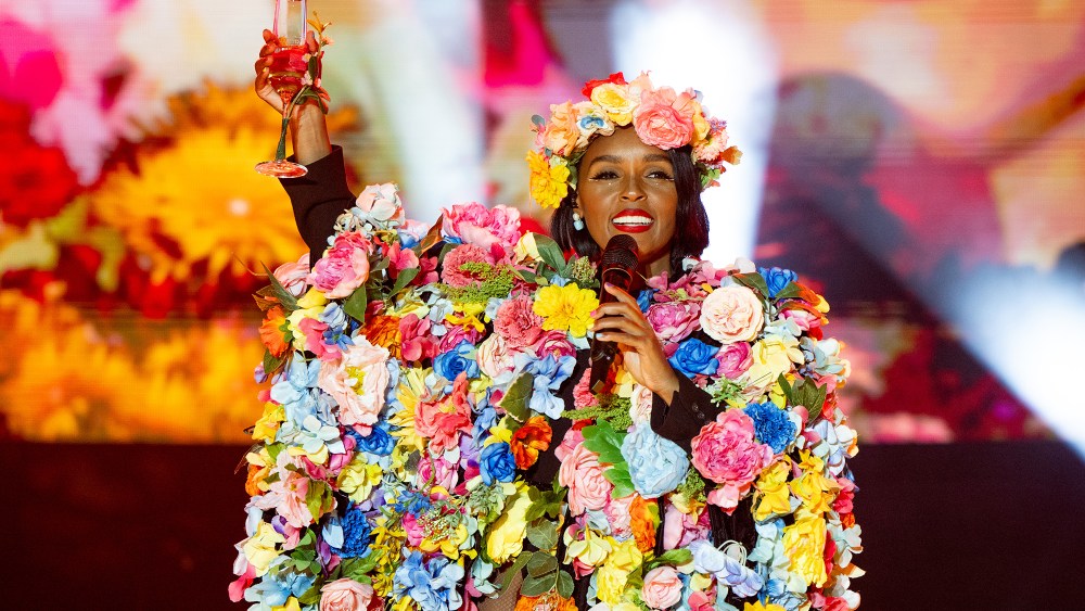 WEST HOLLYWOOD, CALIFORNIA - JUNE 01: Singer Janelle Monae performs onstage during the OUTLOUD Music Festival at 2024 WeHo Pride on June 01, 2024 in West Hollywood, California. (Photo by Scott Dudelson/FilmMagic)
