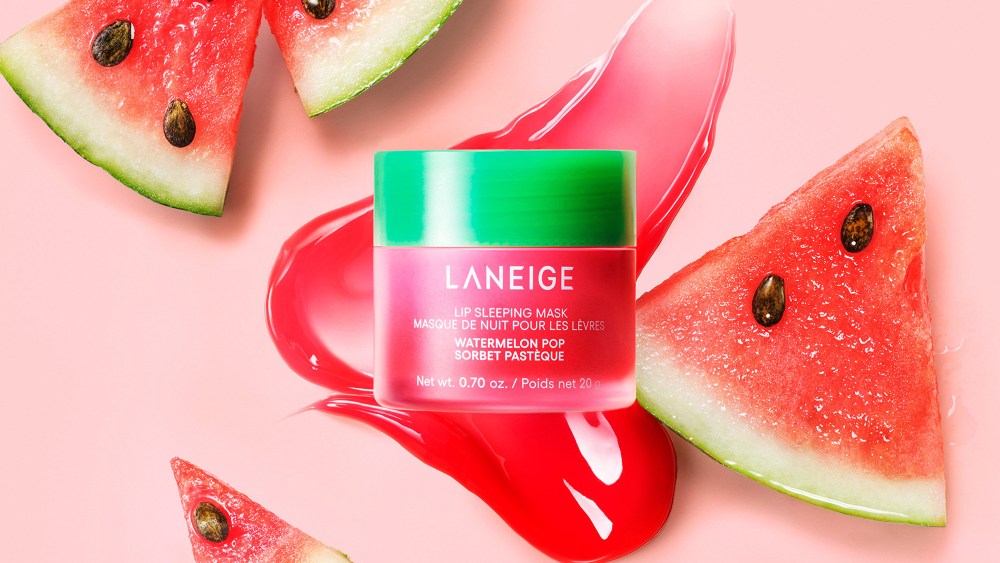 Laneige's new Watermelon Pop lip mask