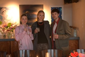 Alicia Lansom, Julia Harvey and Peter Bevan