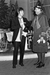 Paul McCartney at the Negresco hotel in Nice in 1968.
