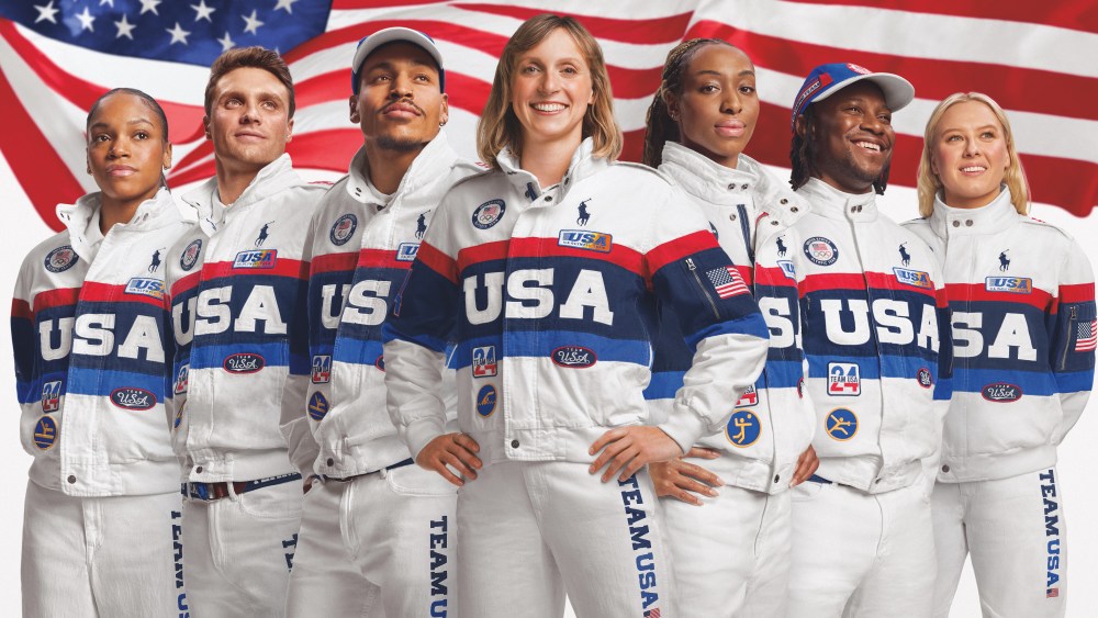 Ralph Lauren’s Team USA Closing Ceremony uniform apparel. 