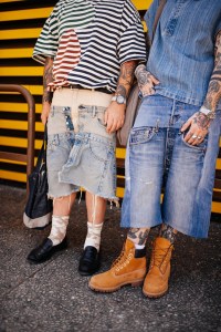 Street style at Milan Men’s Fashion Week Spring 2025.
