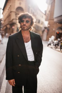 Street style at Milan Men’s Fashion Week Spring 2025.