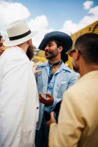Street style at Milan Men’s Fashion Week Spring 2025.