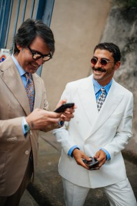 Street style at Pitti Uomo 106 in Milan