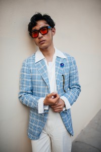 Street style at Pitti Uomo 106 in Milan