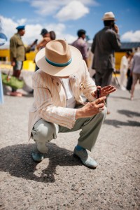Street style at Pitti Uomo 106 in Milan