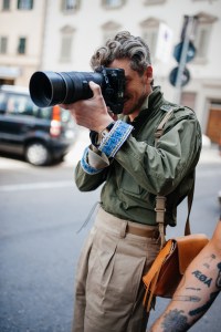 Street style at Pitti Uomo 106 in Milan
