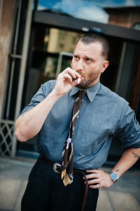 Street style at Pitti Uomo 106 in Milan