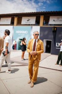 Street style at Pitti Uomo 106 in Milan