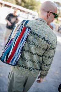 Street style at Pitti Uomo 106 in Milan