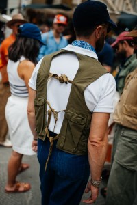 Street style at Pitti Uomo 106 in Milan