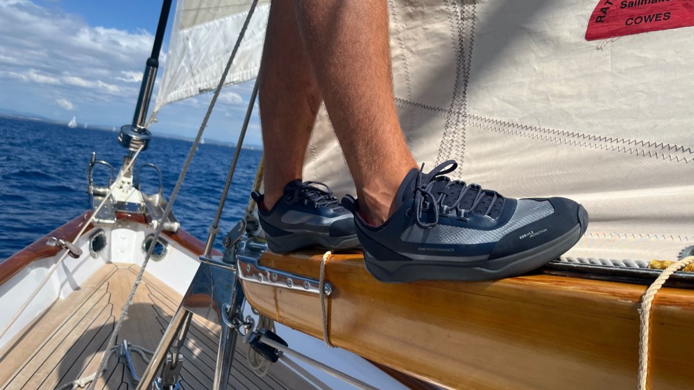 Equipment de Vie shoes are extra grippy and made for sailors and racers.