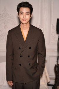 Choi Woo-shik at the AMI Spring 2025 ready-to-wear show