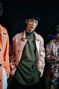 Backstage at Dries Van Noten Spring 2025 Show at Paris Fashion Week