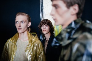 Backstage at Dries Van Noten Spring 2025 Show at Paris Fashion Week