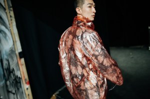 Backstage at Dries Van Noten Spring 2025 Show at Paris Fashion Week