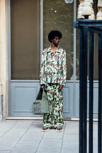 Backstage at the Kenzo Spring 2025 Ready-To-Wear Show at Paris Fashion Week