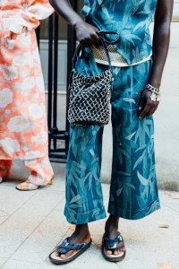 Backstage at the Kenzo Spring 2025 Ready-To-Wear Show at Paris Fashion Week