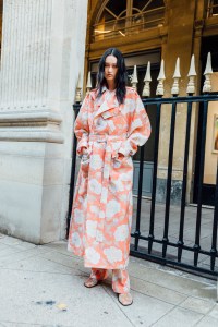Backstage at the Kenzo Spring 2025 Ready-To-Wear Show at Paris Fashion Week