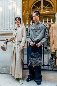 Backstage at the Kenzo Spring 2025 Ready-To-Wear Show at Paris Fashion Week