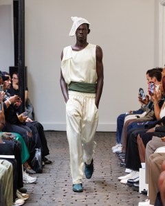 Bianca Saunders Spring 2025 Men's Collection at Paris Fashion Week